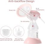 NCVI Double Electric Breast Pump 8782, Portable Anti-Backflow, with 4 Size Flanges, 4 Modes & 9 Levels, LED Display, 10 Breastmilk Storage Bags, Ultra-Quiet and Pain Free Breast Pumps - Image 6